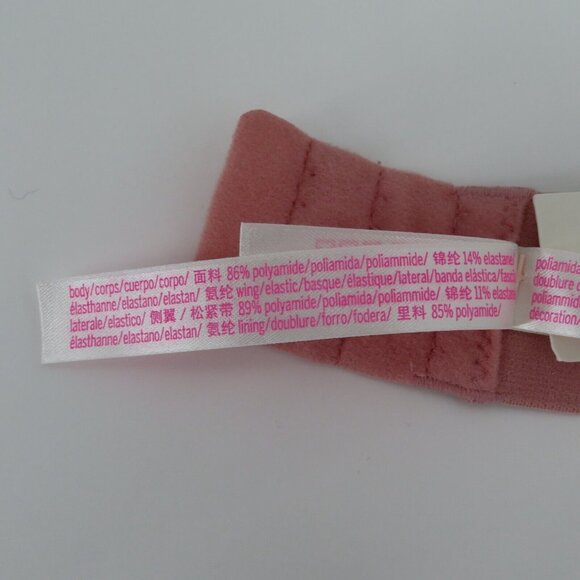 PINK Victorias Secret Small Lace Bralette V Neck Floral Flower Bra Strappy NEW - Picture 11 of 15